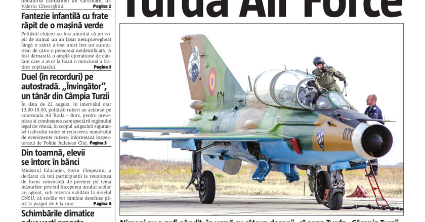 A apărut Monitorul ediție de Arieș tipărit. „Turda Air Force. Cum a devenit zona Turda un punct stategic esențial în structura militară a NATO”